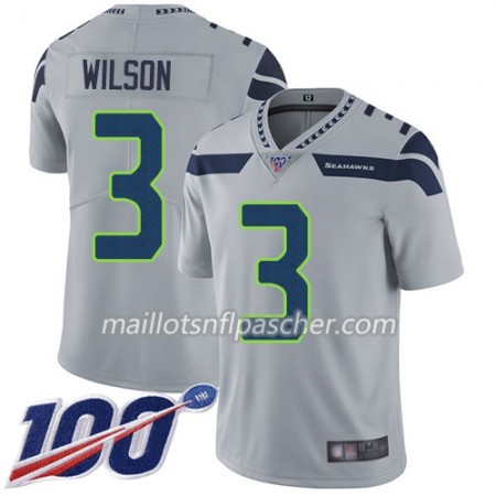 Maillot Seattle Seahawks Russell Wilson 3 Nike Alternate 100th - Homme